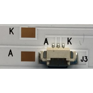 KIT DE LED'S PARA JVC·ROKU TV (9 PIEZAS) / NUMERO DE PARTE LED49D05A / LED49D05B / 30349005215E / 30349005214E / LED49D05A-ZC29AG-01E / LED49D05B-ZC29AG-01E / 200810AC09 / 49000M365 / PANEL CC500PV7D / MODELO LT-50MAW705